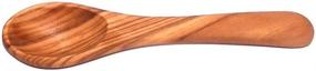 img 1 attached to 🥄 Olive Wood Mustard/Sugar/Salt Spoon, Naturally Med, 5-inch Length