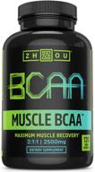 💪 zhou muscle bcaa: увеличьте мышечную массу, улучшите восстановление, повысьте выносливость - 30 порций, 120 капсул логотип