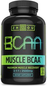 img 4 attached to 💪 Zhou Muscle BCAA: Увеличьте мышечную массу, улучшите восстановление, повысьте выносливость - 30 порций, 120 капсул