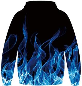 img 3 attached to 👕 Authentic Pullover Hoodies for Boys' Clothing - Fashionable Printed Sweatshirt Hoodies and Sweatshirts