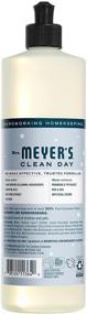 img 2 attached to 🌸 Mrs. Meyer's Clean Day Dishwashing Liquid: Snowdrop Scent, Cruelty Free, 16oz Bottle