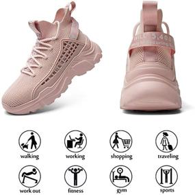 img 1 attached to 👟 XIDISO Women's Fashion Sneakers: Lace-up Walking and Running Shoes, Lightweight, Breathable, Comfortable, Stylish, Athletic, Casual