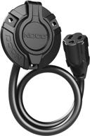 🔌 noco gcp1 15 amp ac port plug: convenient 125v power inlet socket with waterproof outlet receptacle box & 16-inch integrated outdoor extension cord logo