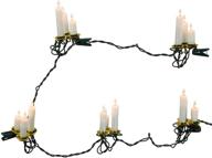 🕯️ kurt adler 15-light triple candle string lights логотип