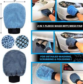 img 2 attached to 🚗 Ultimate Sudz Budz Premium Microfiber Car Wash Kit: 8pcs Set for Professional Exterior & Interior Auto Detailing