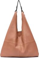 👜 stephiecath large casual handmade tote vintage snap shopping bags - women's genuine leather slouch hobo shoulder bag logo