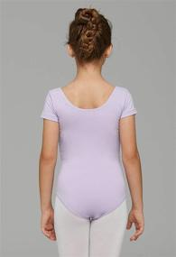 img 2 attached to 🩰 Top-rated MdnMd Girls' Classic Long Sleeve Leotard: Ideal for Ballet Dance Gymnastics