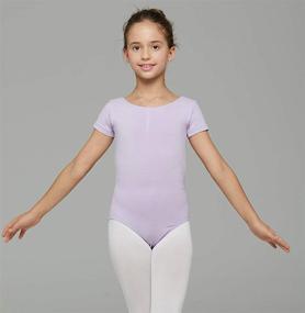 img 1 attached to 🩰 Top-rated MdnMd Girls' Classic Long Sleeve Leotard: Ideal for Ballet Dance Gymnastics