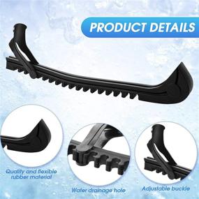 img 1 attached to Ultimate Protection for Hockey Skates: Sports Blade Cover Ice Skate Blade Covers L Size