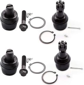 img 4 attached to 🔧 ECCPP Upper and Lower Ball Joints Kit - Ford E-150 E-250 E-350 Econoline/Super Duty Club Wagon (1992-2013) - 4PCs K80196 K80197