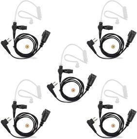 img 4 attached to AbcGoodefg FBI Style Surveillance Covert Headset Earpiece Mic For HYT (Hytera) Radios Motorola Radioa CLS1110 CLS1410 CLS1413 CLS1450 CLS1450C CP200 PR400 CP100 TC-500 (5 Pack)