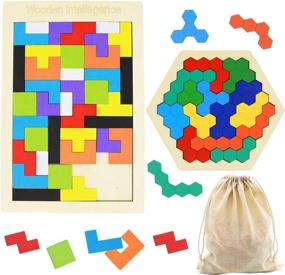 img 4 attached to Understanding Russian Hexagons: A Fun and Educational Geometry Kit for Kids