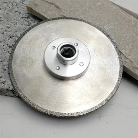 img 1 attached to 💎 Premium SHDIATOOL 4-1/2 Inch Single Side Coated Diamond Grinding Disc: Ideal for Granite & Marble Cutting - 5/8-Inch-11 Arbor