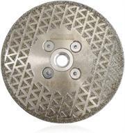 💎 premium shdiatool 4-1/2 inch single side coated diamond grinding disc: ideal for granite & marble cutting - 5/8-inch-11 arbor logo