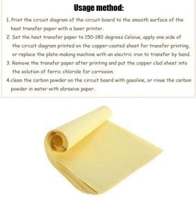 img 3 attached to 🔥 Ximimark 20Pcs A4 Sheet Heat Toner Transfer Paper for PCB Electronic Prototyping DIY Projects