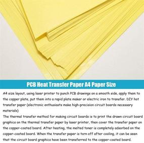 img 2 attached to 🔥 Ximimark 20Pcs A4 Sheet Heat Toner Transfer Paper for PCB Electronic Prototyping DIY Projects