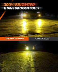 img 3 attached to 🚗 SEALIGHT H11 H8 H16 LED Fog Lights Yellow, Amber 3000K - Powerful 11W Bulbs with 4000 Lumens - Ideal Replacement for Cars, Trucks, SUVs, Vans