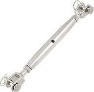 🔩 high-quality 0.39-inch thread 304 stainless steel closed body jaw jaw turnbuckle rigging bottle screw for optimal performance логотип