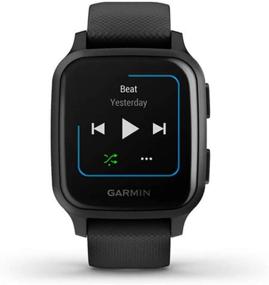 img 1 attached to 🎵 Garmin Venu SQ Music Edition - Черный с набором Слейт Безели + 1-летний план расширенной защиты