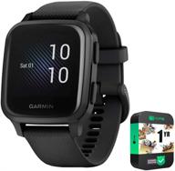 🎵 garmin venu sq music edition - черный с набором слейт безели + 1-летний план расширенной защиты логотип