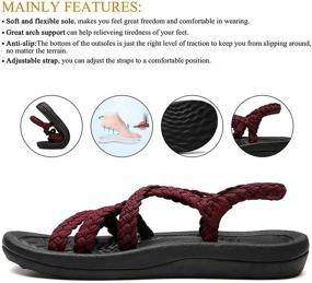 img 1 attached to 👟 SERIMINO Women's Athletic Waterproof Sandals – Comfortable and Stylish Footwear