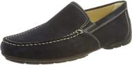 geox mens monet18 driving moccasin men's shoes for loafers & slip-ons logo