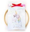 unicorn embroidery beginner embroider backstitch logo