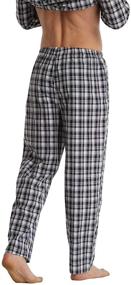 img 2 attached to Cotton Lightweight Drawstring Pockets Bottoms Men's Clothing and Sleep & Lounge