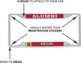 img 1 attached to University of Maryland Terrapins UMD Terps Metal License Plate Frame - Desert Cactus Officially Licensed, Ideal for Car's Front or Back, Perfect for Alumni
