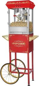 img 4 attached to Classic Style Popcorn Machine with Cart - Great Northern Popcorn Red 8 Ounce All Star GNP-800