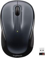 🖱️ тёмно-серая беспроводная мышь logitech m325 логотип