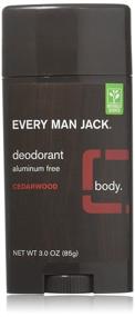 img 4 attached to 🌲 Stay Fresh and Masculine with Every Man Jack Cedarwood Deodorant (2 Pack), 3oz Size