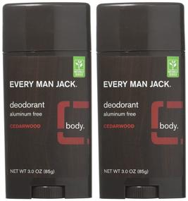 img 2 attached to 🌲 Stay Fresh and Masculine with Every Man Jack Cedarwood Deodorant (2 Pack), 3oz Size