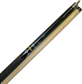 img 1 attached to 🎱 Premium Short 42" 2 Piece Hardwood Canadian Maple Pool Cue - Billiard Stick 17 oz: Top-Quality Performance