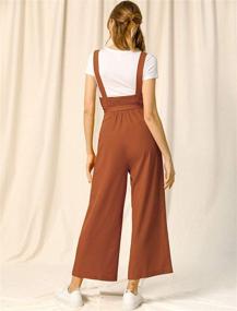 img 1 attached to Allegra Womens Belted Jumpsuit Overalls: Fashion-forward Women's Clothing