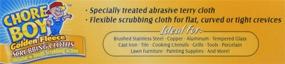 img 1 attached to Chore Boy Golden Fleece Scrubbing Cloth Set, 2 Cloths per Box