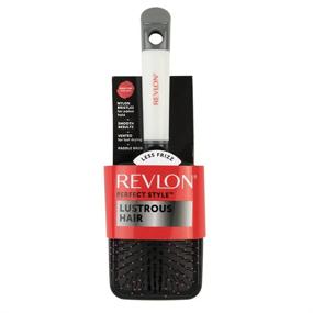 img 4 attached to 💆 The Perfect Hair Care Companion: Revlon Extra Grip Vented Paddle Hair Brush