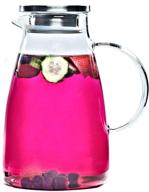 🔥 sherfire borosilicate stainless steel pitcher: premium quality for effortless pouring of liquids logo