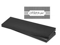 🎩 classy 4-pack black mens tie gift set in sleek packaging - limited edition! logo