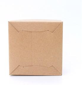 img 3 attached to 🎁 12-Count Pinstripe Kraft Gift Boxes - 4x4x2