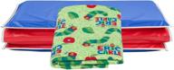 🐛 kindermat + eric carle kinderbundle - the very hungry caterpillar - full nap mat & washable cover, special edition - 47" x 22", value bundle, ideal for daycare & household use with kids logo