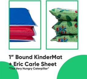 img 3 attached to 🐛 KinderMat + Eric Carle Kinderbundle - The Very Hungry Caterpillar - Full Nap Mat & Washable Cover, Special Edition - 47" x 22", Value Bundle, Ideal for Daycare & Household Use with Kids