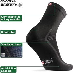 img 2 attached to 🧦 Regular Breathable Cycling Socks - Size 6.5-8.5