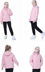 img 3 attached to 🧥 Boys and Girls' Hooded Puffer Coats: Essential Jacket & Coat Collection