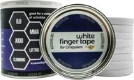 🤲 kuzushi labs white finger tape (8 pack) with case - ideal for bjj, grappling, judo, climbing - 0.3" x 45 feet логотип