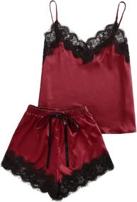 img 4 attached to 👚 Womens Sleep shorts pajama set for women - MAKEMECHIC clothing