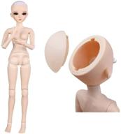 👄 ucanaan персонализированная кукла 1/3 bjd: 24 дюйма шарнирных кукол с базовым макияжем, различными руками и diy вариантами (коричневые глаза) логотип