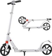🛴 weskate scooter: adjustable height kick scooter for adults/teens & kids 10+ | big wheels, kickstand | 220lb max load logo