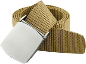 img 3 attached to Moonsix Tactical Military Outdoor Simple Men's Accessories and Belts