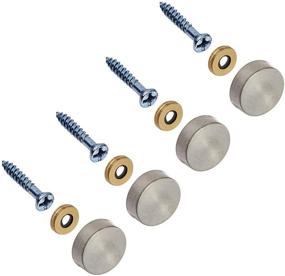 img 4 attached to 🔩 HityTech Stainless Steel Screw Cover/Cap: Full Metal Construction, 0.75" Diameter – Durable and Sleek Finishing Solution